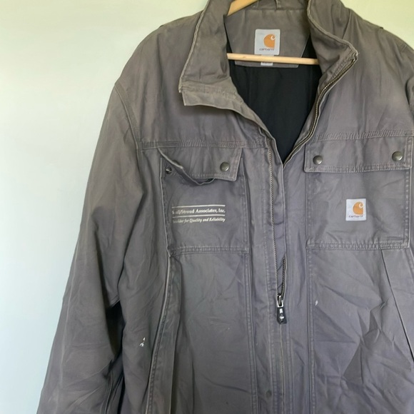 Carhartt Grey Canvas Outerwear Jacket - Picture 4 of 8